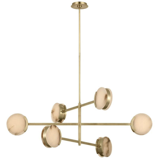 Visual Comfort Signature Melange 48 Antique-Burnished Brass