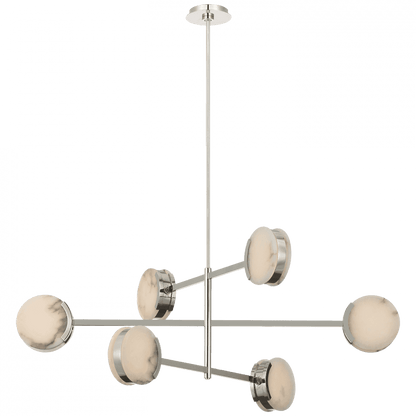 Visual Comfort Signature Melange 48 Polished Nickel