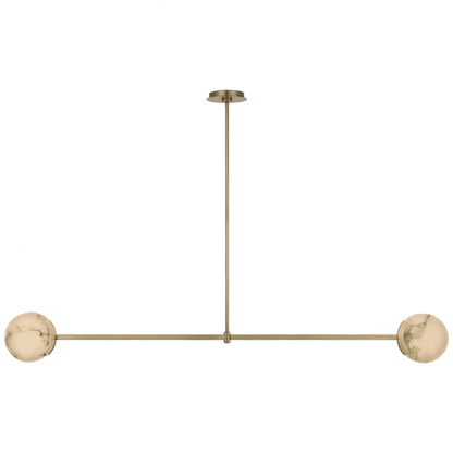 Visual Comfort Signature Melange 63 Antique-Burnished Brass