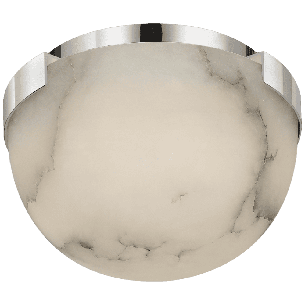 Visual Comfort Signature Melange Flush Mount Polished Nickel