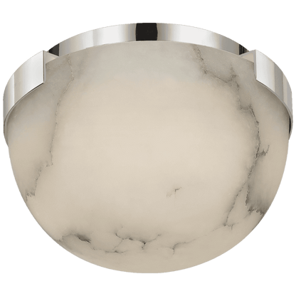 Visual Comfort Signature Melange Flush Mount Polished Nickel