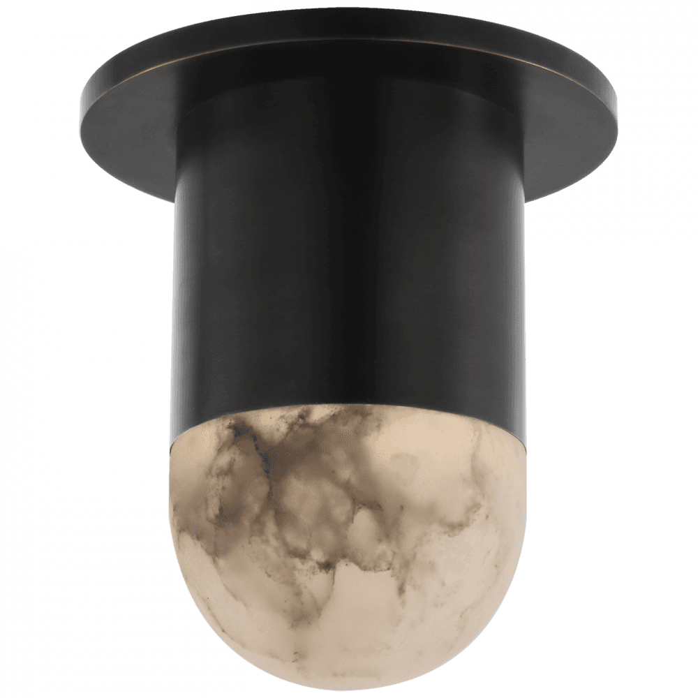 Visual Comfort Signature Melange Mini Monopoint Flush Mount Bronze