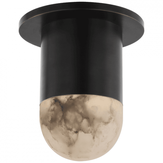 Visual Comfort Signature Melange Mini Monopoint Flush Mount Bronze