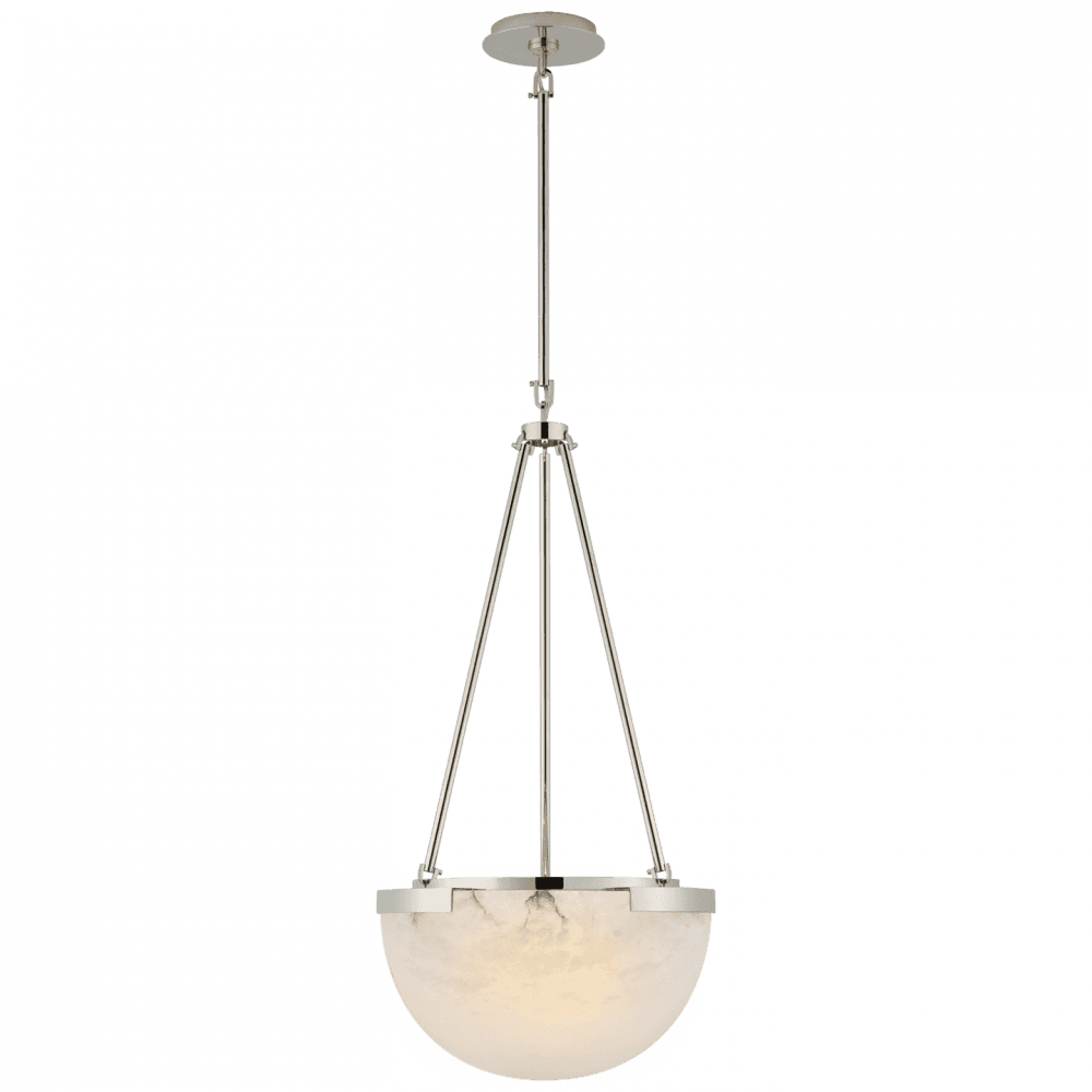 Visual Comfort Signature Melange Small Pendant Polished Nickel