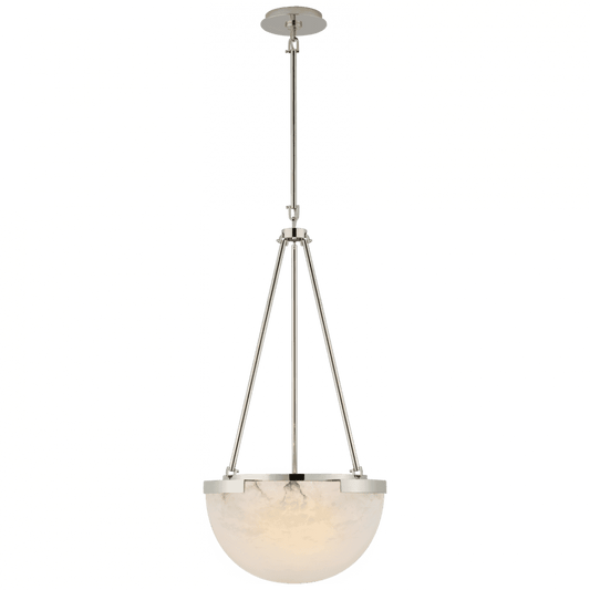 Visual Comfort Signature Melange Small Pendant Polished Nickel