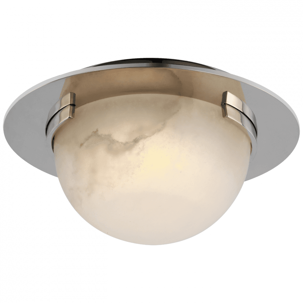 Visual Comfort Signature Melange Solitaire Flush Mount Polished Nickel