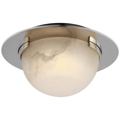 Visual Comfort Signature Melange Solitaire Flush Mount Polished Nickel