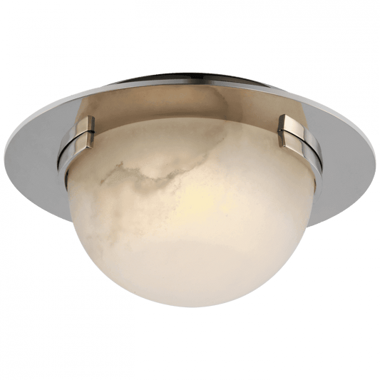 Visual Comfort Signature Melange Solitaire Flush Mount Polished Nickel