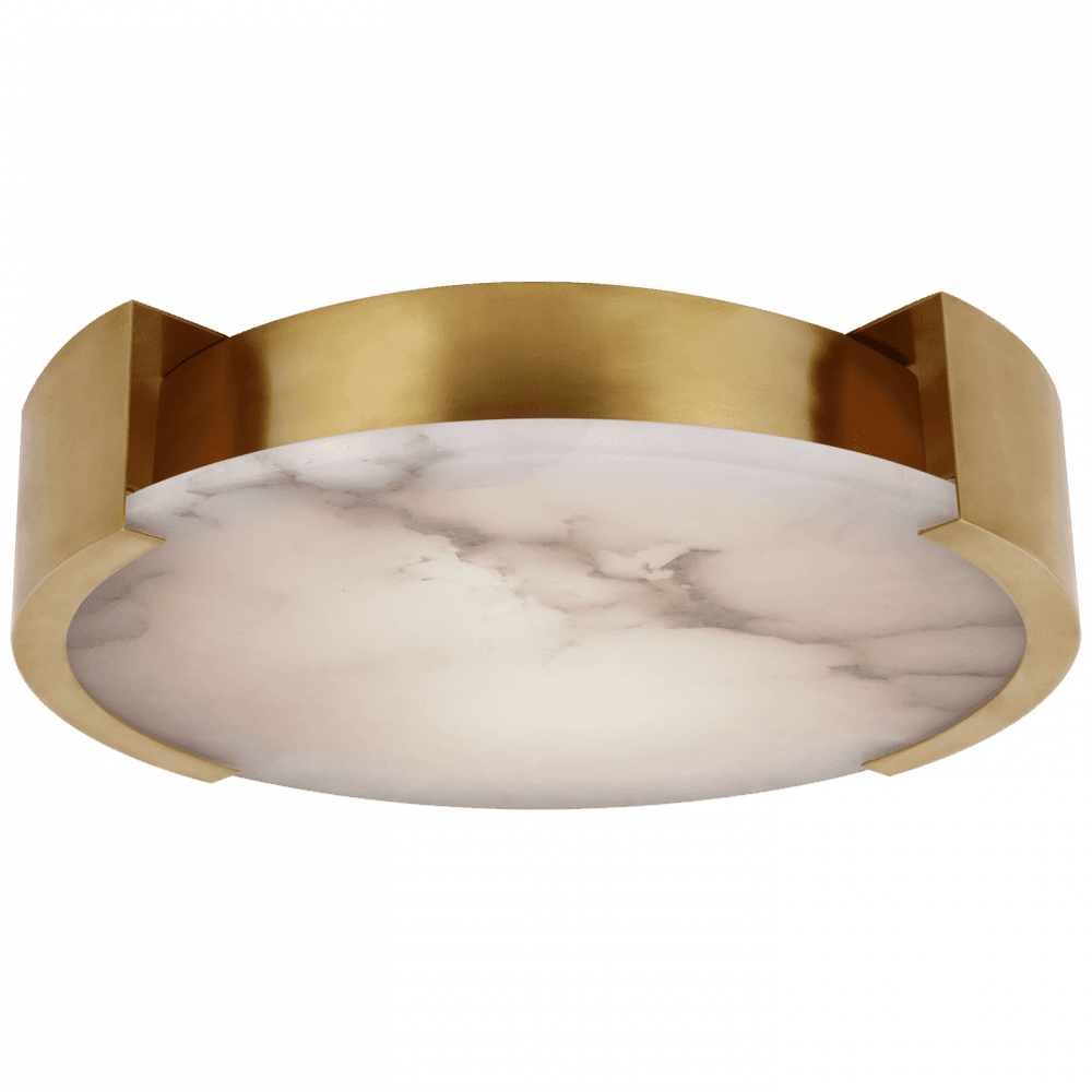 Visual Comfort Signature Melange X-Large Flush Mount Antique-Burnished Brass