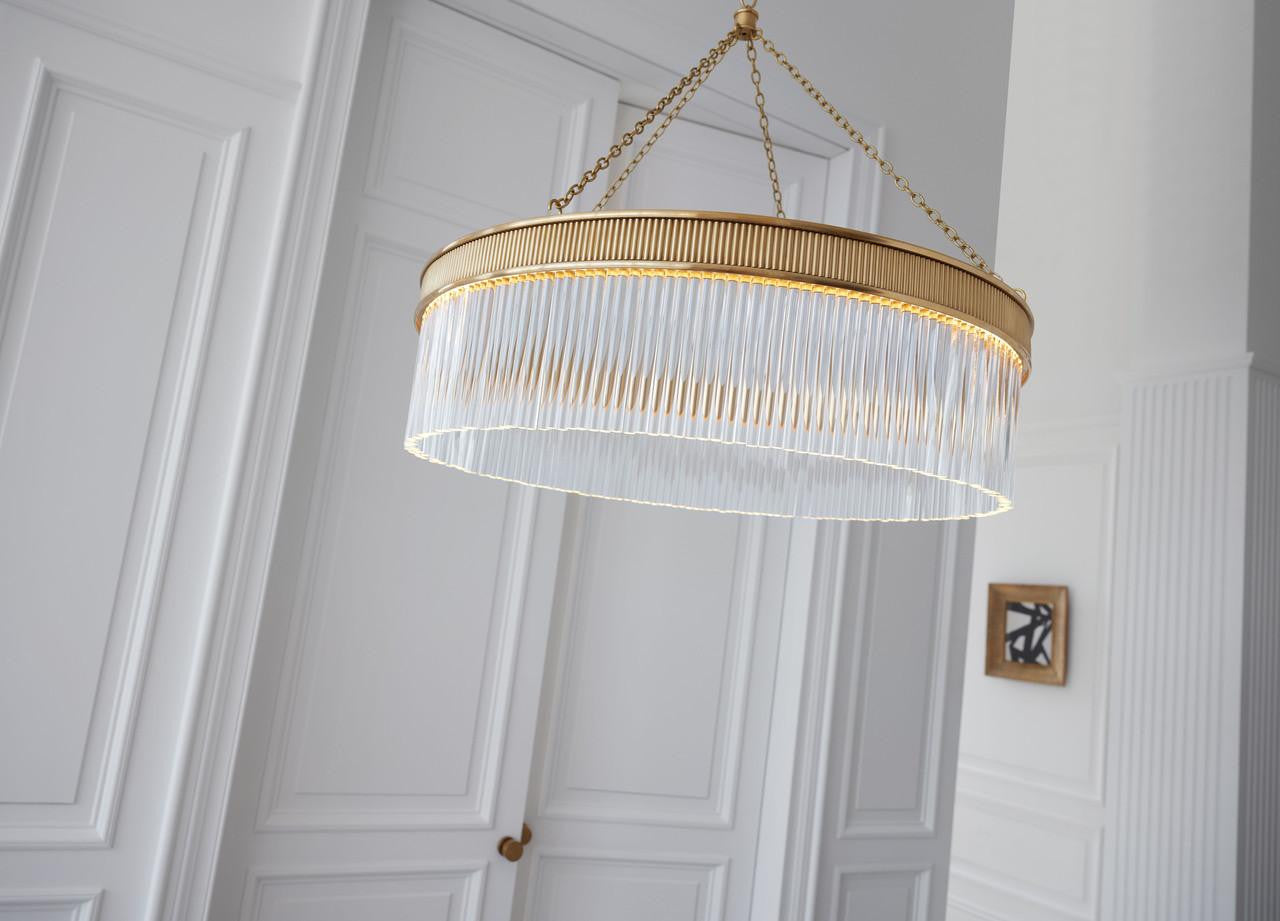 Visual Comfort Signature Menil Large Chandelier Bronze