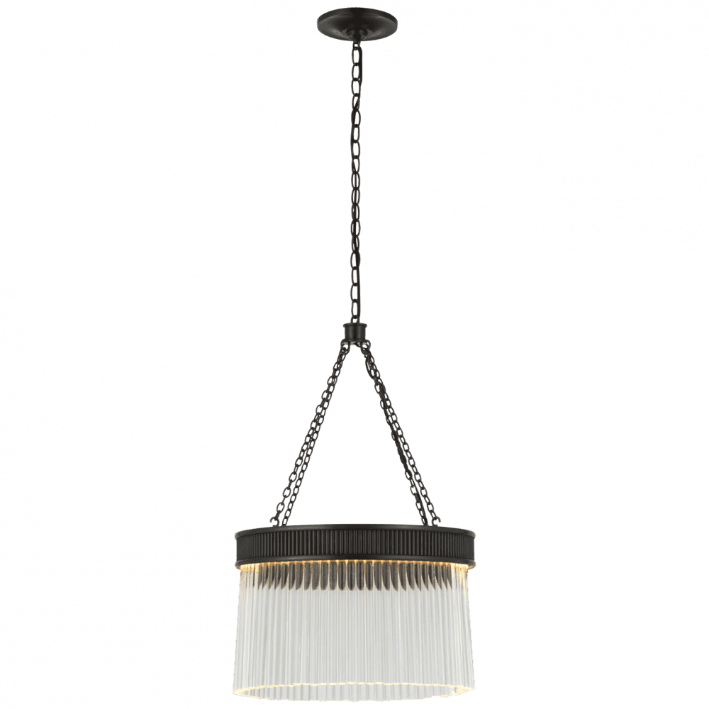Visual Comfort Signature Menil Medium Chandelier Bronze
