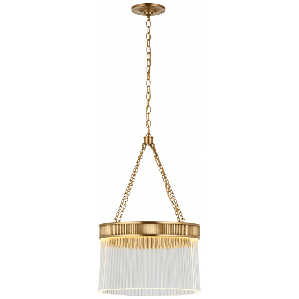 Visual Comfort Signature Menil Medium Chandelier Soft Brass