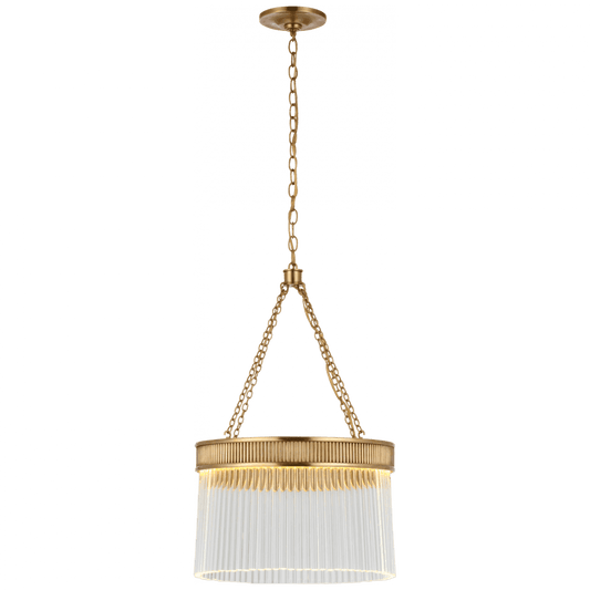 Visual Comfort Signature Menil Medium Chandelier Soft Brass
