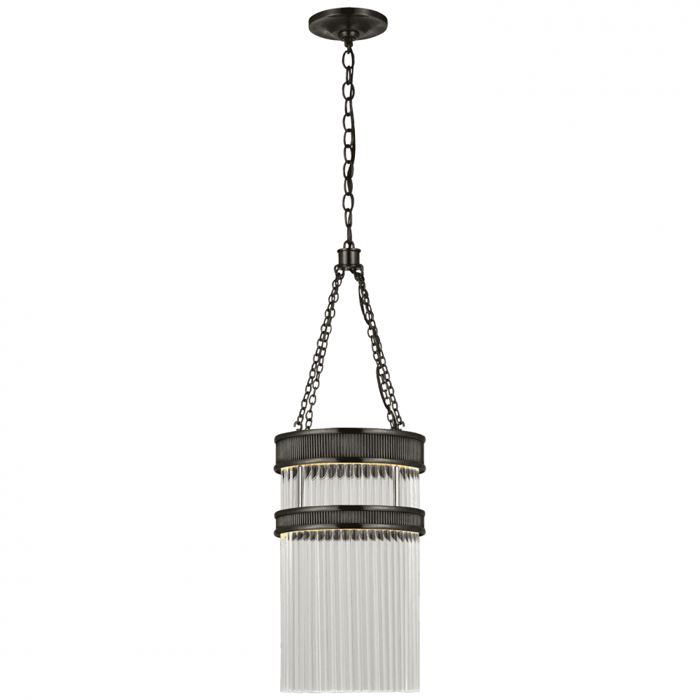 Visual Comfort Signature Menil Tall Chandelier Bronze