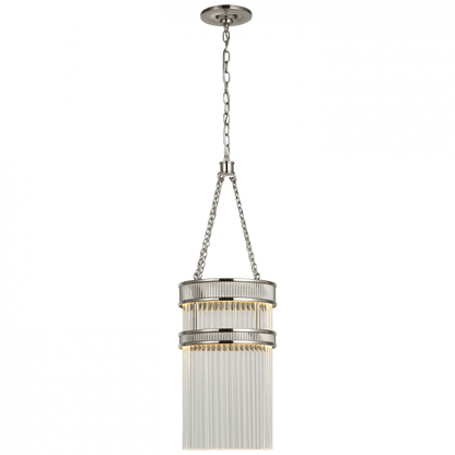 Visual Comfort Signature Menil Tall Chandelier Polished Nickel