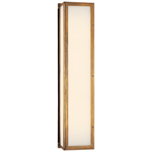 Visual Comfort Signature Mercer Bathroom Wall Sconce Hand-Rubbed Antique Brass
