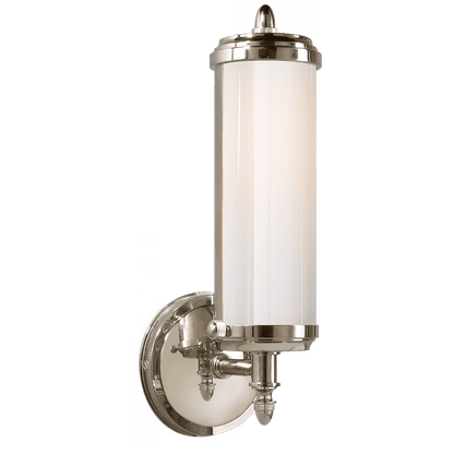 Visual Comfort Signature Merchant Bathroom Wall Sconce Polished Nickel