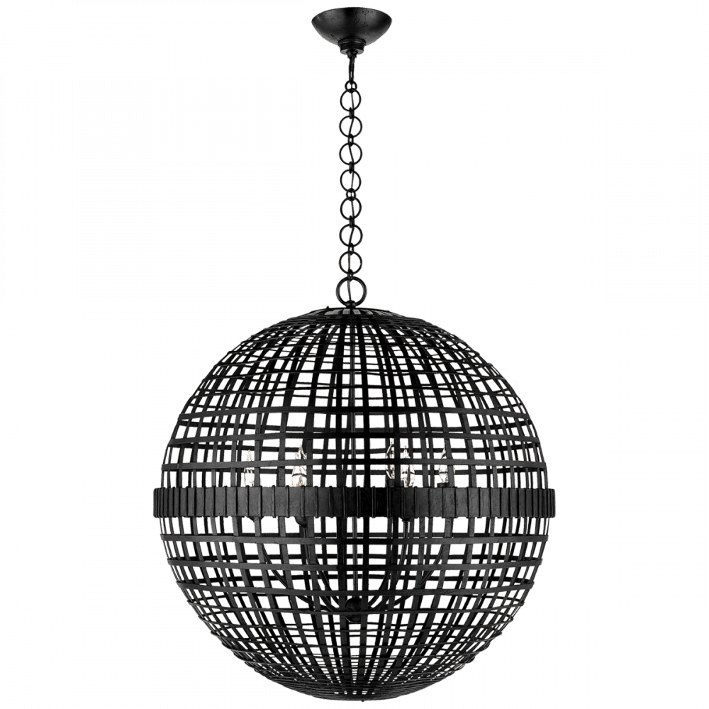Visual Comfort Signature Mill Pendant Aged Iron