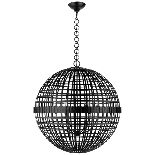 Visual Comfort Signature Mill Pendant Aged Iron