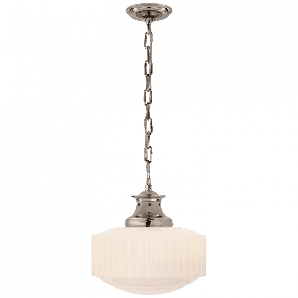 Visual Comfort Signature Milton Road Pendant Polished Nickel