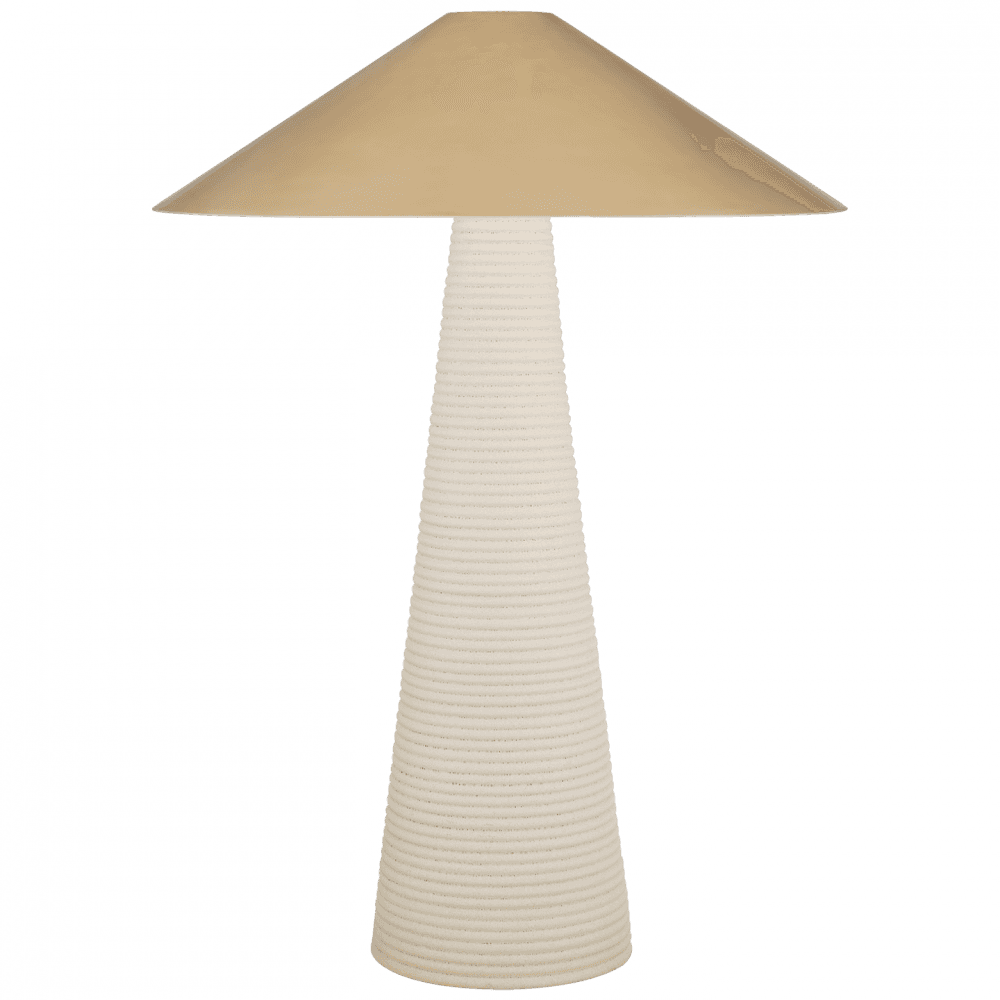 Visual Comfort Signature Miramar Table Lamp Porous White Porcelain