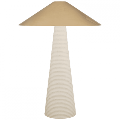 Visual Comfort Signature Miramar Table Lamp Porous White Porcelain