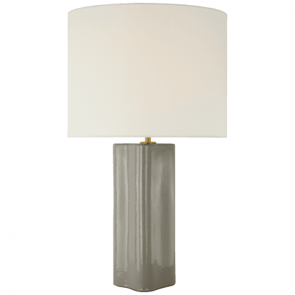 Visual Comfort Signature Mishca Large Table Lamp Shellish Gray