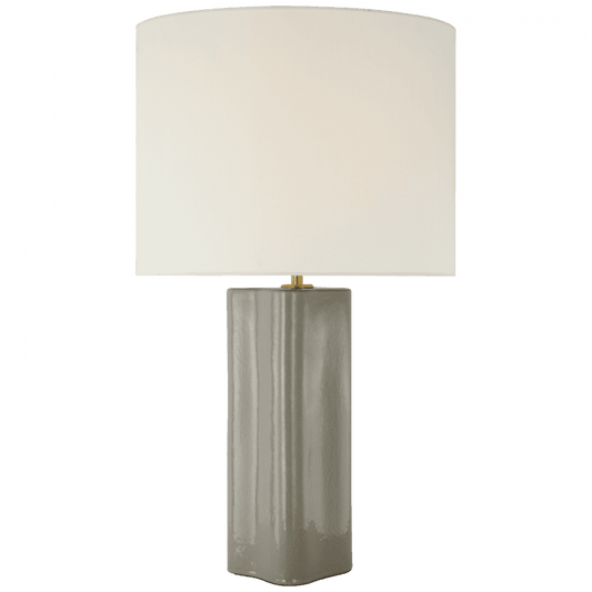 Visual Comfort Signature Mishca Large Table Lamp Shellish Gray