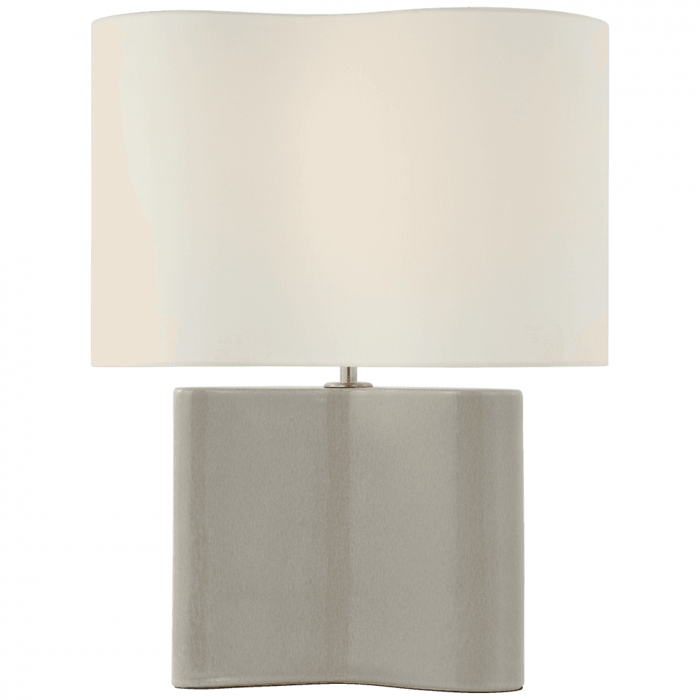 Visual Comfort Signature Mishca Medium Table Lamp Shellish Gray