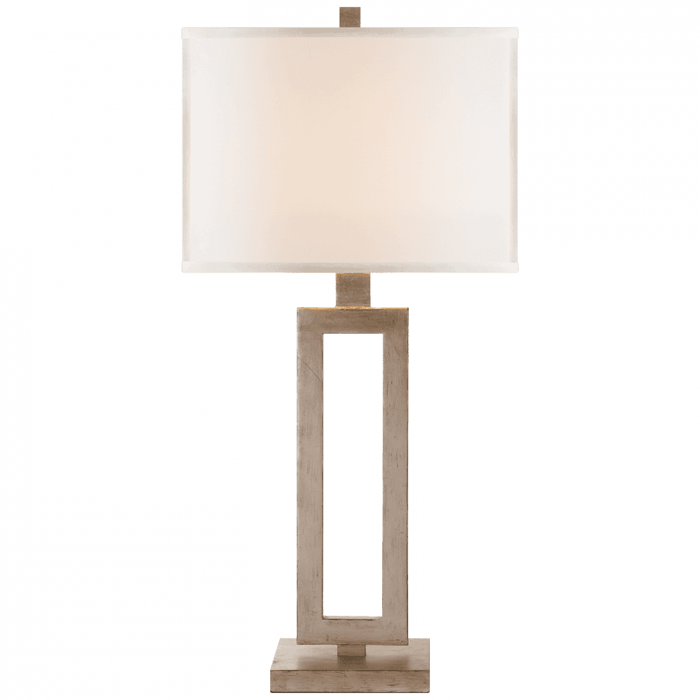 Visual Comfort Signature Mod Table Lamp Burnished Silver Leaf