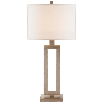 Visual Comfort Signature Mod Table Lamp Burnished Silver Leaf