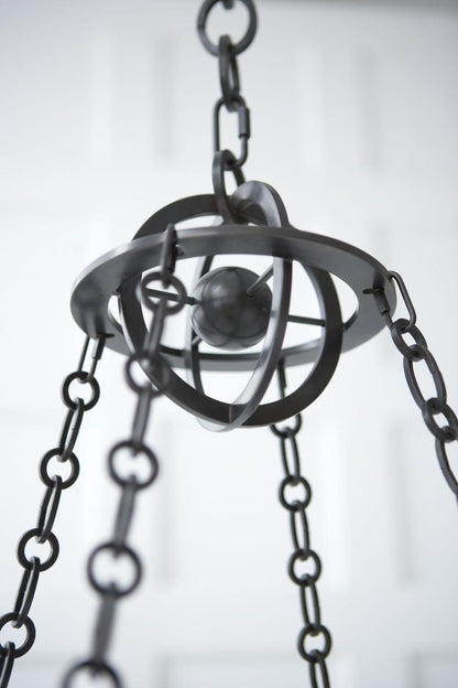 Visual Comfort Signature Modern Globe Lantern Polished Nickel