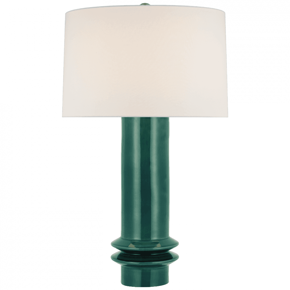 Visual Comfort Signature Montaigne Medium Table Lamp Emerald Crackle