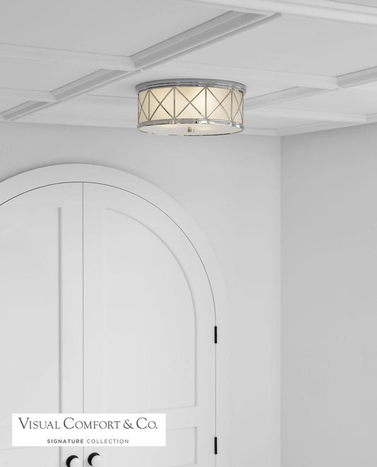Visual Comfort Signature Montpelier Flush Mount Bronze