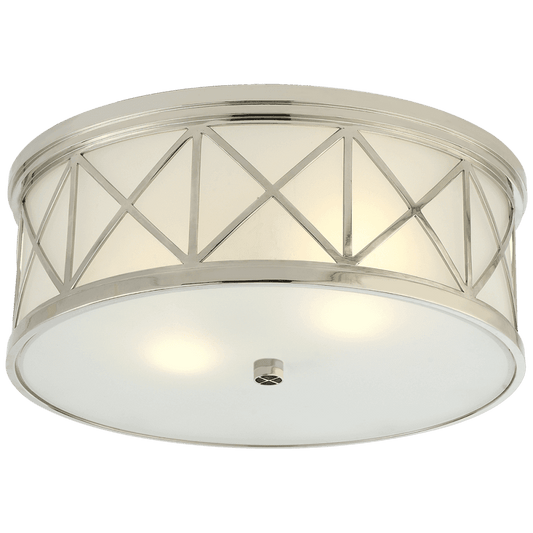 Visual Comfort Signature Montpelier Flush Mount Polished Nickel