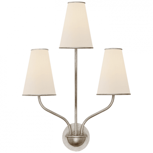 Visual Comfort Signature Montreuil Wall Sconce Burnished Silver Leaf
