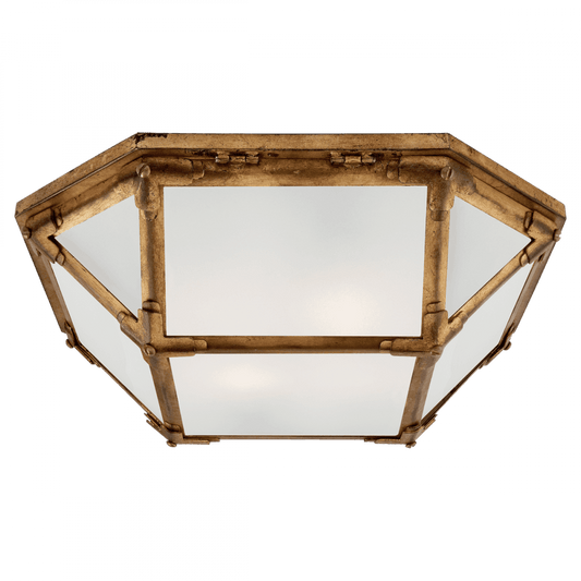 Visual Comfort Signature Morris Flush Mount Gilded Iron
