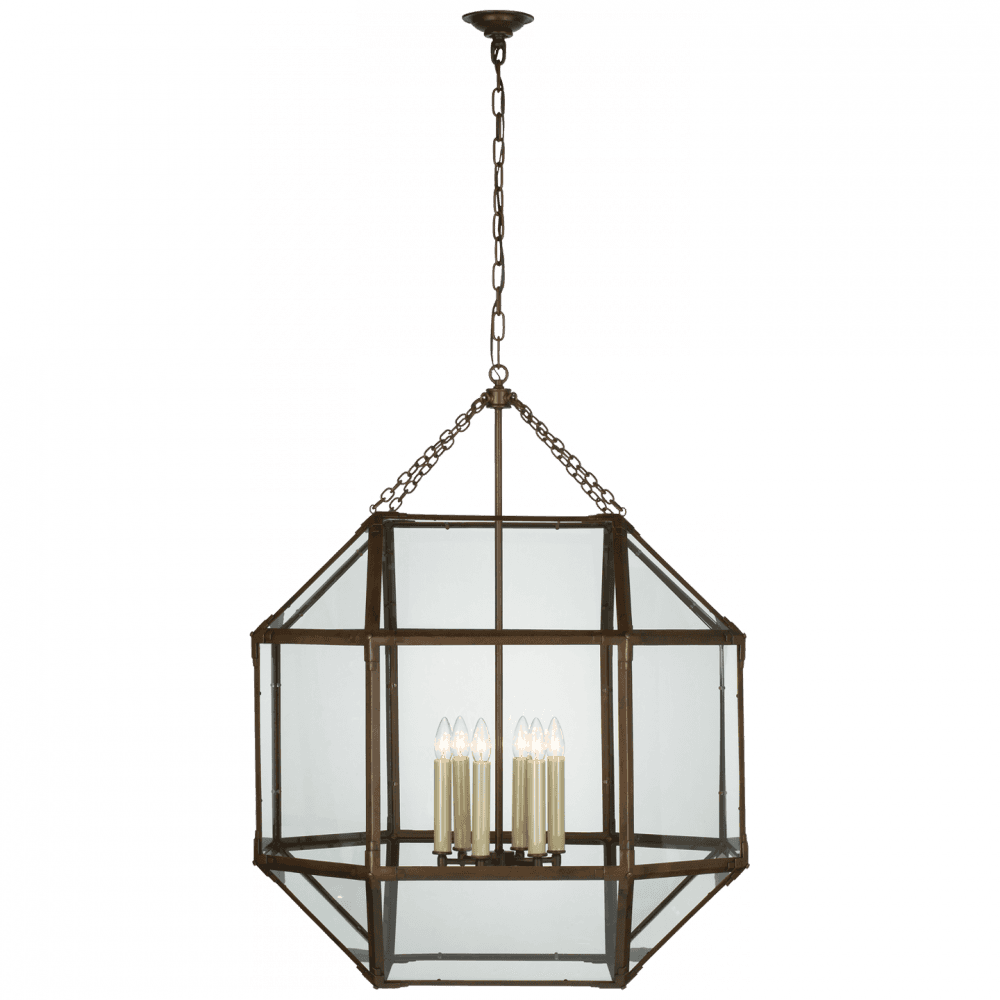 Visual Comfort Signature Morris Grande Lantern Antique Zinc