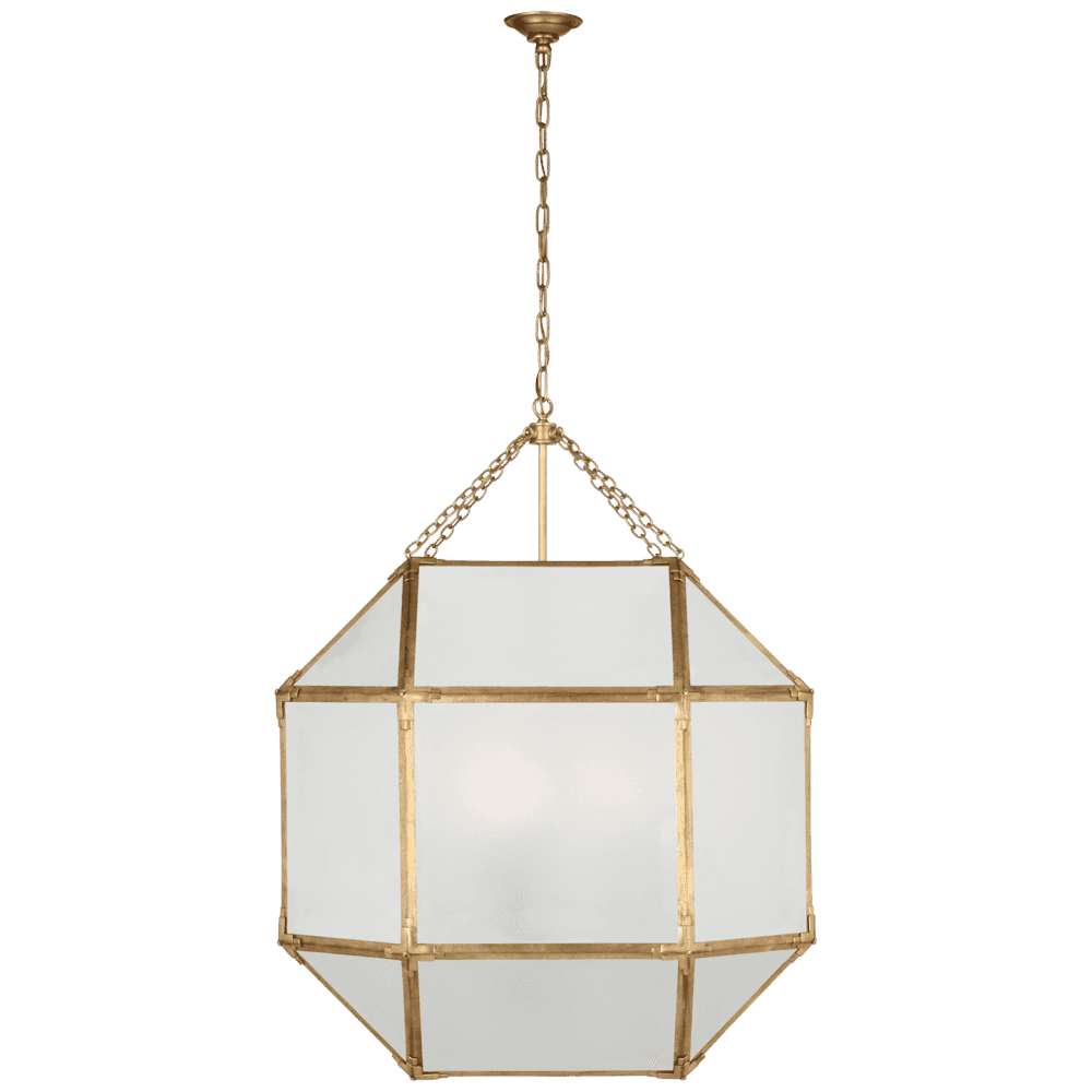 Visual Comfort Signature Morris Grande Lantern Gilded Iron