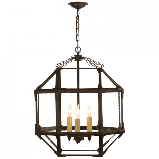 Visual Comfort Signature Morris Lantern Pendant Antique Zinc
