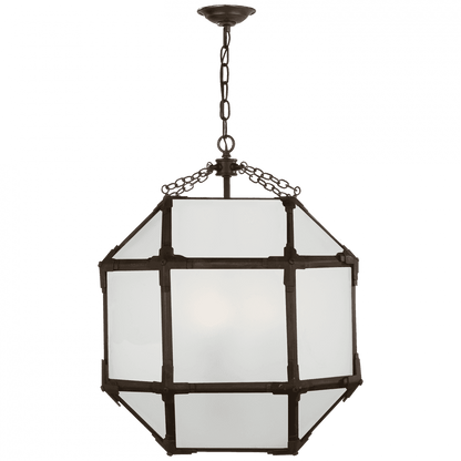 Visual Comfort Signature Morris Lantern Pendant Antique Zinc