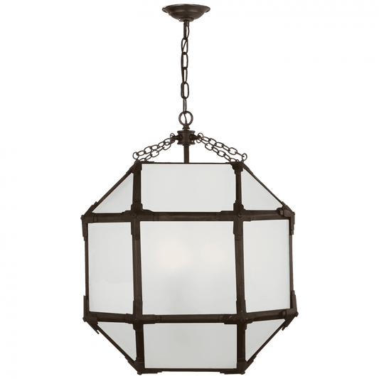 Visual Comfort Signature Morris Lantern Pendant Antique Zinc