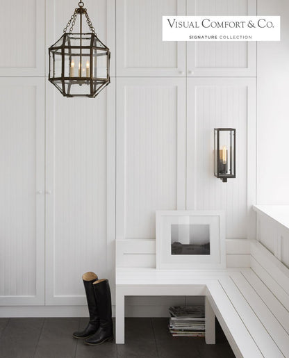 Visual Comfort Signature Morris Pendant Antique Zinc
