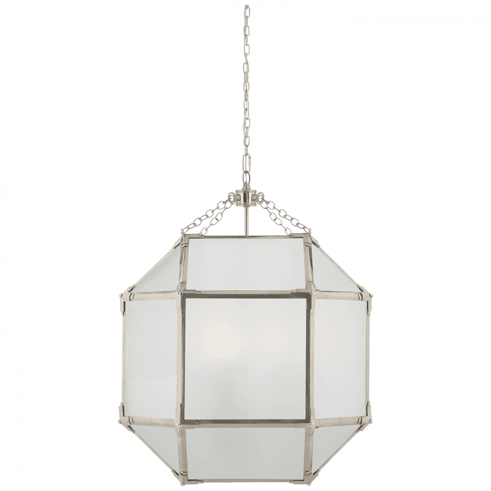 Visual Comfort Signature Morris Pendant Polished Nickel