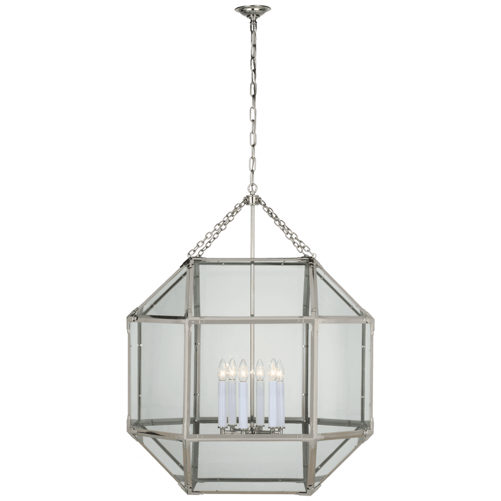 Visual Comfort Signature Morris Pendant Polished Nickel