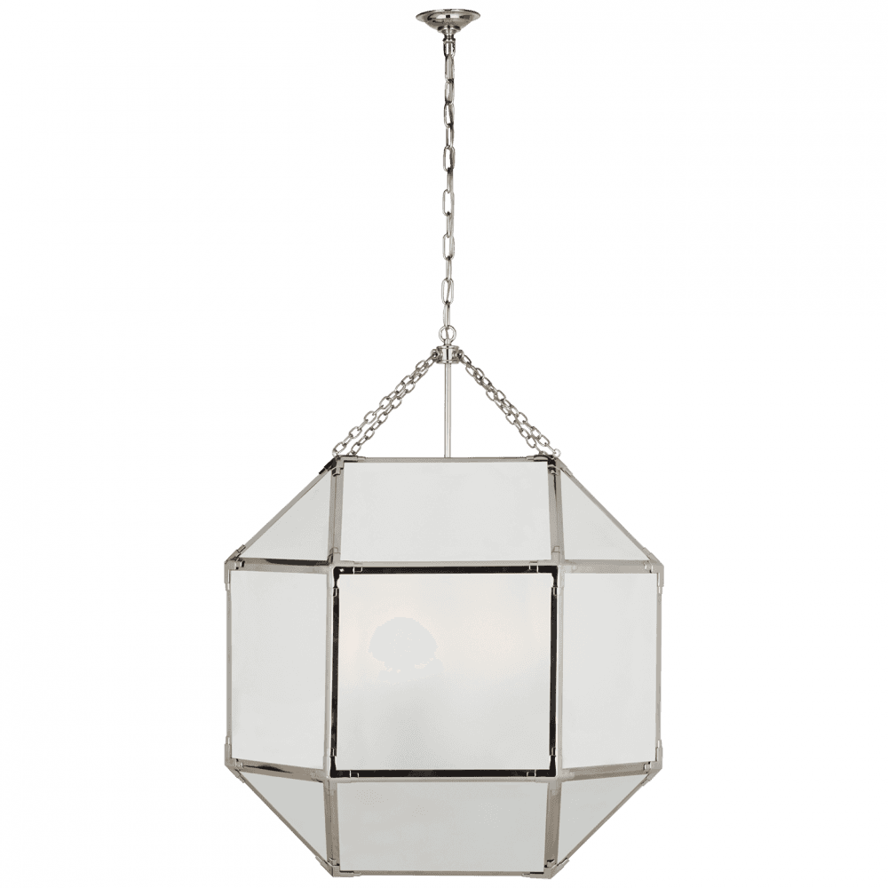 Visual Comfort Signature Morris Pendant Polished Nickel