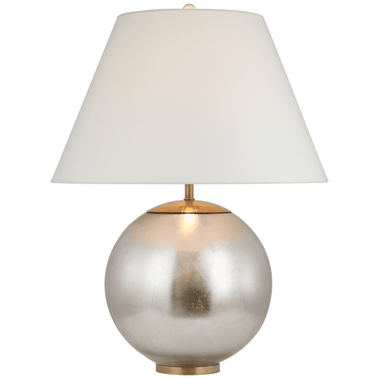Visual Comfort Signature Morton Large Table Lamp Burnished Silver Leaf