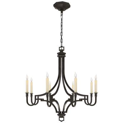 Visual Comfort Signature Mykonos Chandelier Aged Iron
