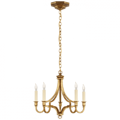 Visual Comfort Signature Mykonos Small Chandelier Gilded Iron