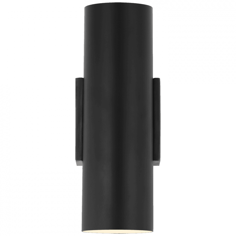 Visual Comfort Signature Nella Small Cylinder Wall Sconce Matte Black